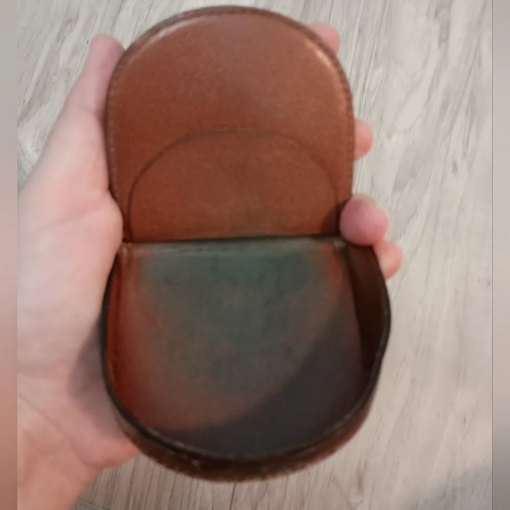 Louis Vuitton Monogram Port Monnaie Guze Coin Wallet Leather Brown